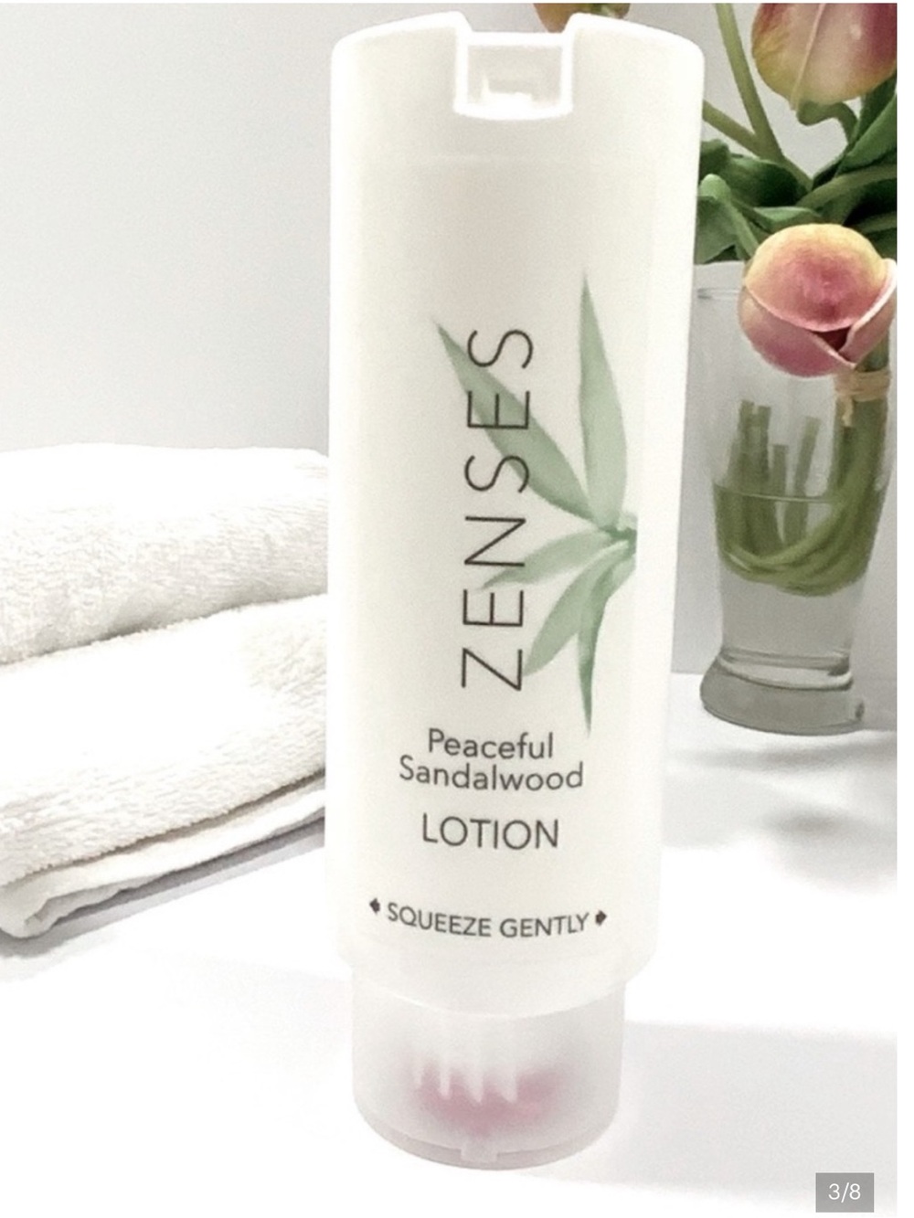 ONE BOTTLE 🍃LOTION🍃 ZENSES PEACEFUL SANDALWOOD 12.1 oz - Picture 3 of 9